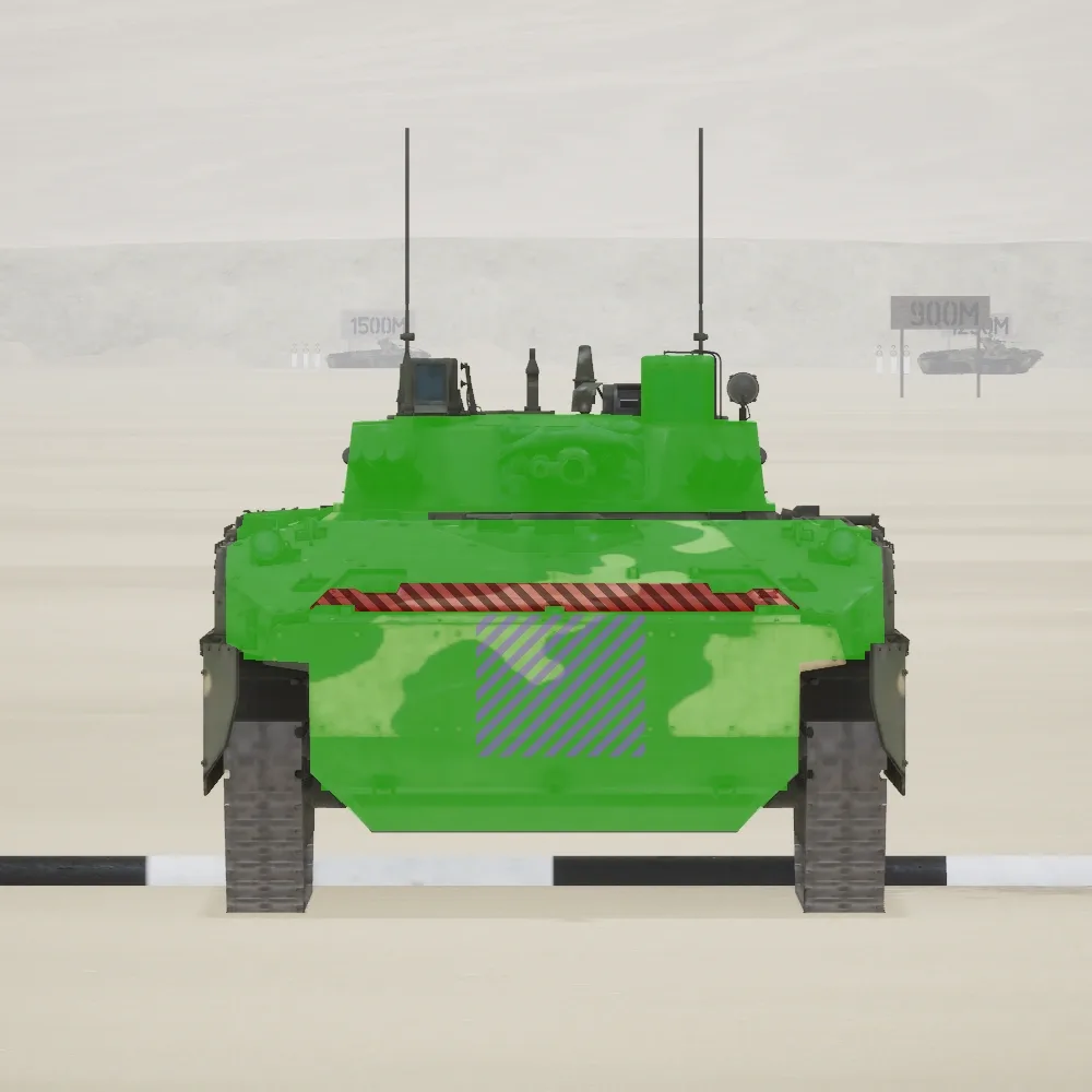 BMD-4M protection map: BMD-4M