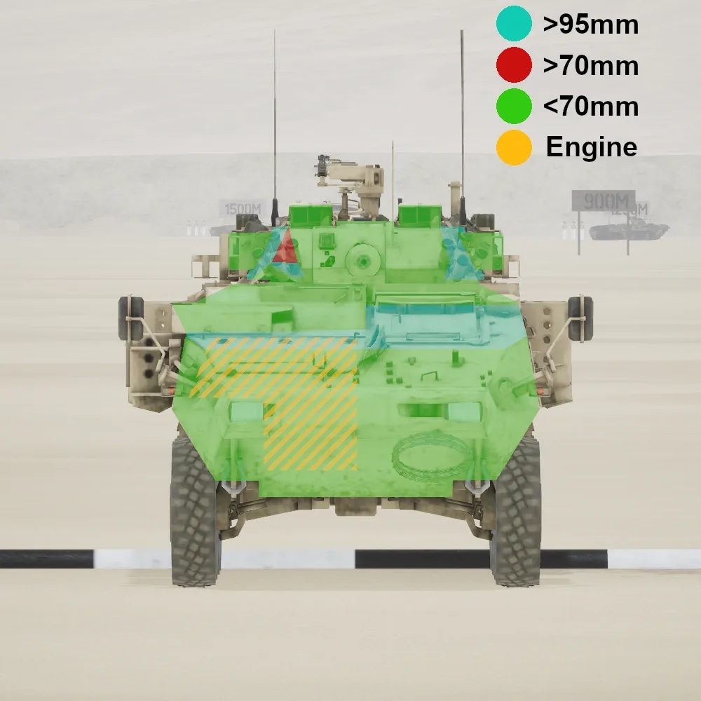LAV 6 protection map: Lav6