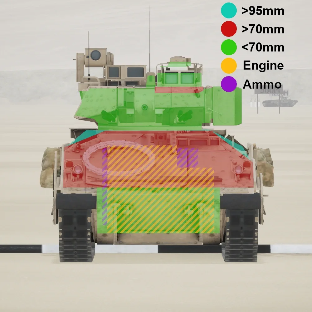M2A3 protection map: M2A3